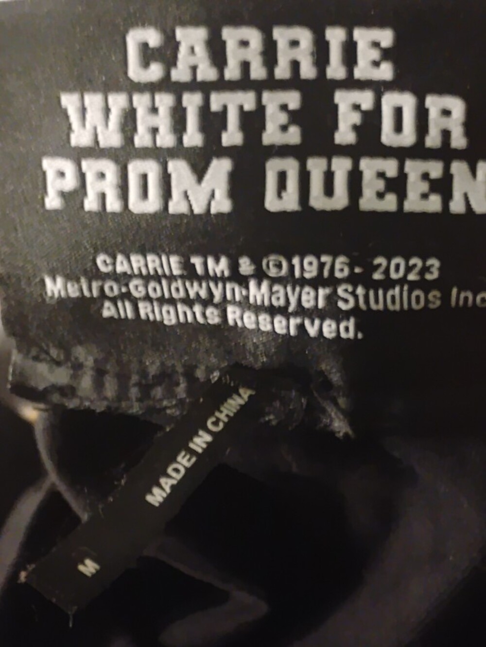 Rare Killstar Carrie White 4 Prom Queen Black Long Sleeve Flames Midi Dress Sz M